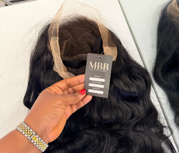 20” Full Lace Wig- In Jet Black