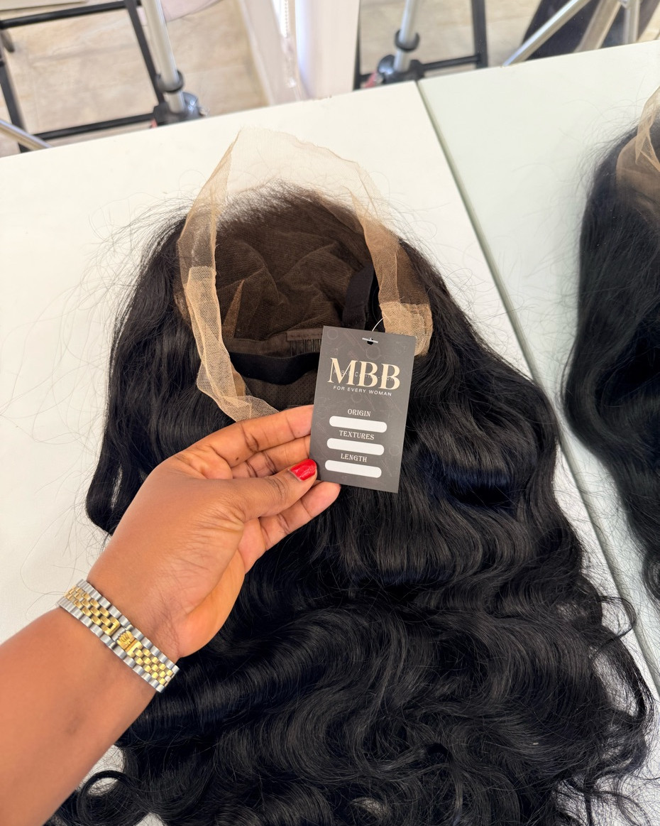 20” Full Lace Wig- In Jet Black